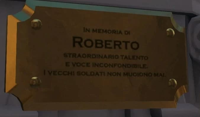 ho appena visto un video e nei commenti c’era gente che mostrava vari easter egg, e qualcuno ha detto che c’è “la tomba” di Roberto Draghetti, doppiatore di Soldato 76, su overwatch nella mappa Malevento. AAAAAAAAAAAA