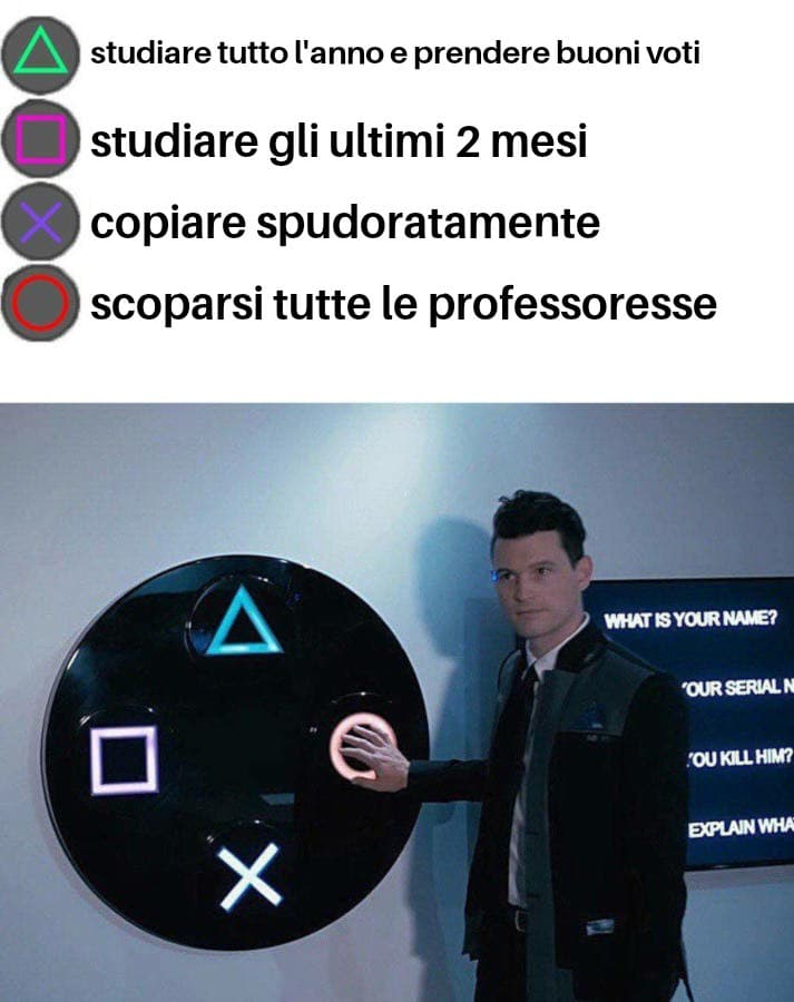 Lo farei solo con quella di diritto