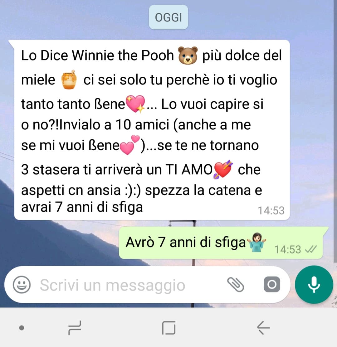 Tanto mi perseguita già da quando sono uscita dall'utero?‍♀️