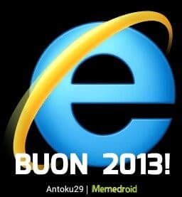 GRAZIE INTERNET EXPLORER