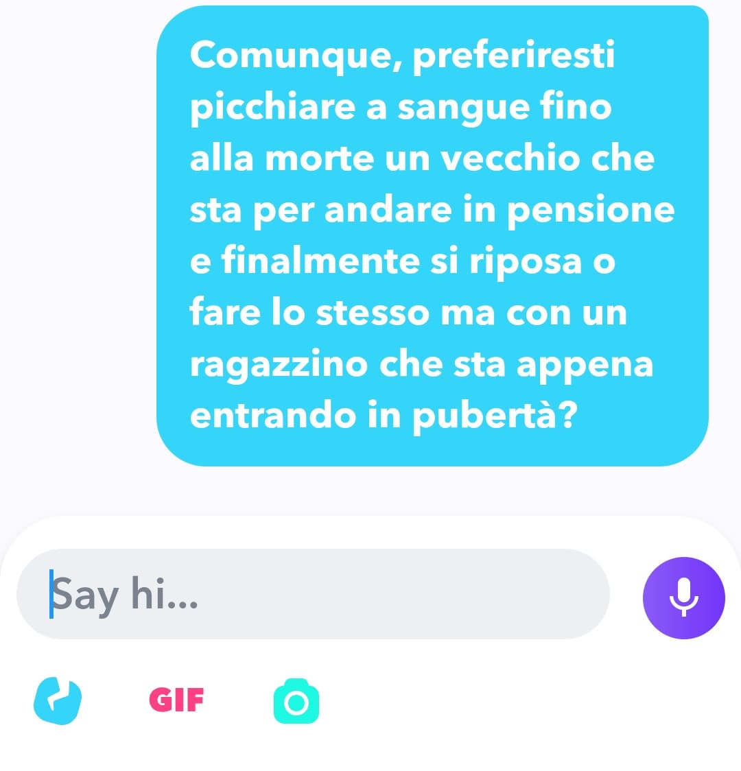 Voi cosa preferite fare? 