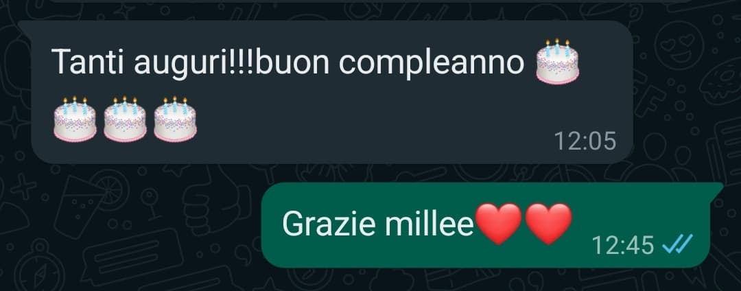 Lorenzo. per chi non sta capendo sto facendo sta roba: ditemi un nome(non troppo strani) e se ce l'ho in rubrica vi esco un pezzo di chat.