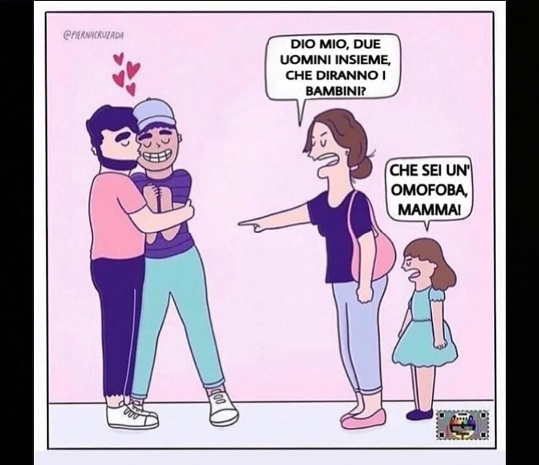 Gli omofobi spesso usano i bambini come scusa senza capire che i bambini non sono come loro 