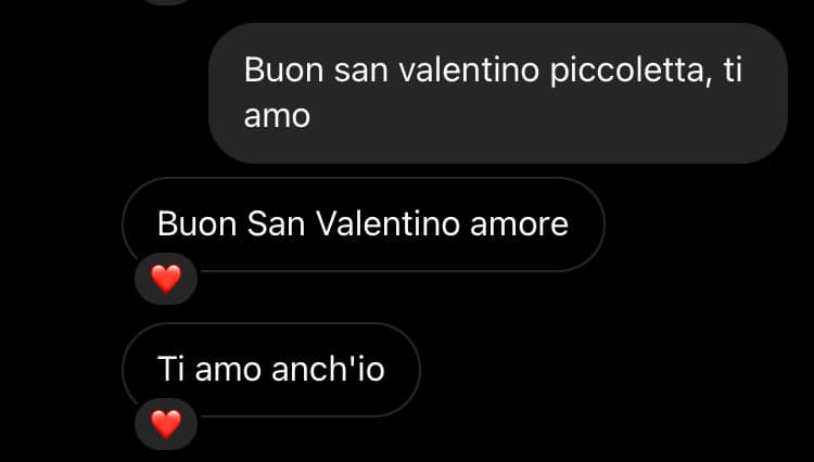 Buon san valentino da me e cecio