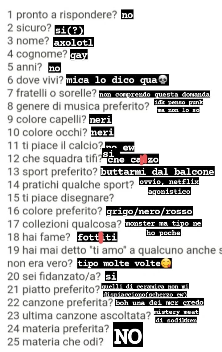 madonna che cringe ste domande?