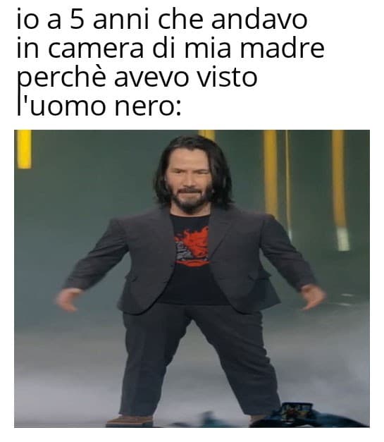 La faccia di keanu mi faceva ridere