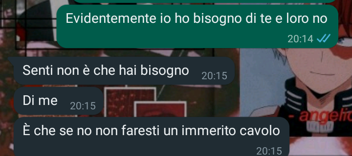 "ci sarà sempre qualcuno disposto ad aiutartu" Sisi vedo 