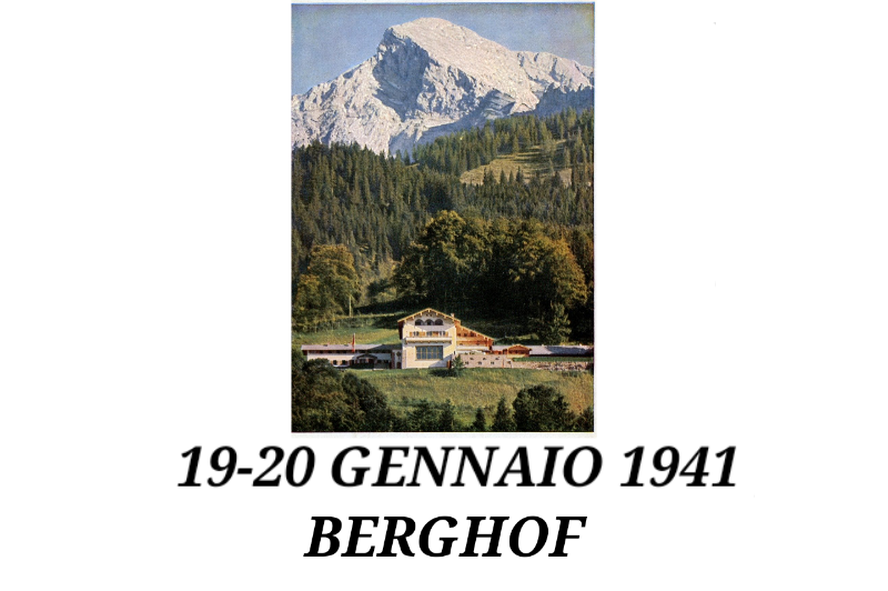 19-20 Gennaio 1941, Berghof 