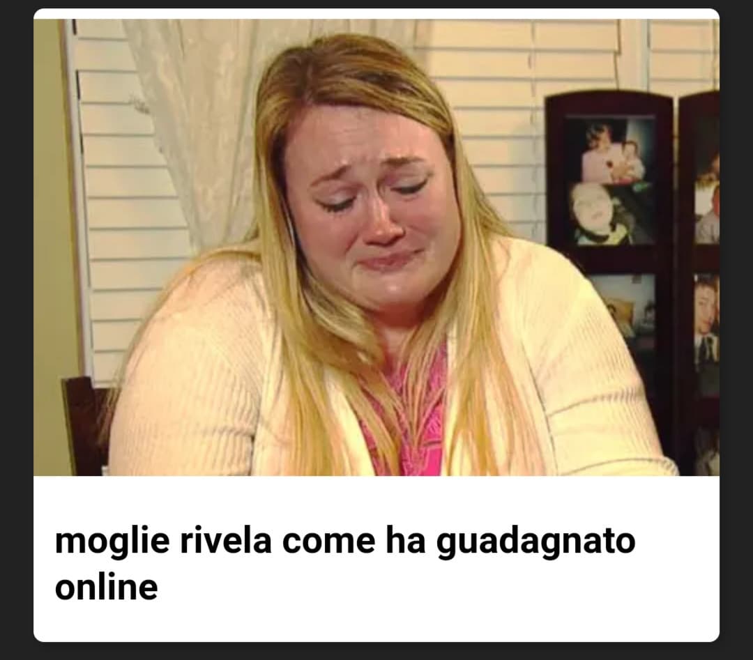 Ma a me non sembra molto felice.. 