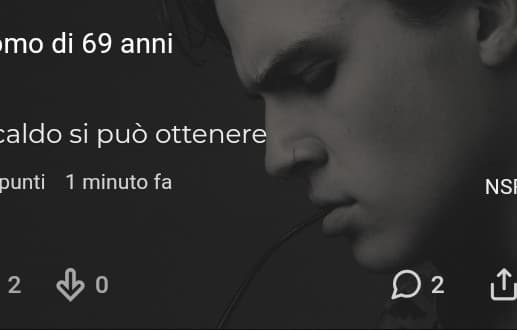 qua per farvi notare la precisione con cui la "e" confina esattamente con il profilo del naso del tipo