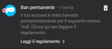 Account durato meno di un gatto in tangenziale. Chi di voi ha capito che ero io?