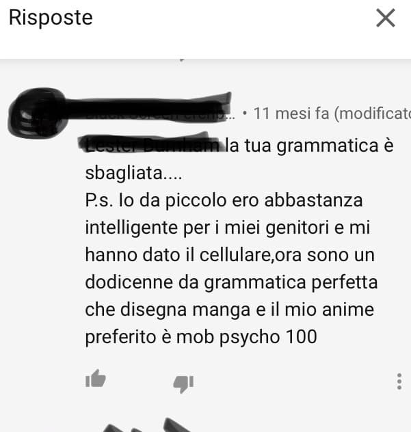 Sto commento mi ha fatto scassare