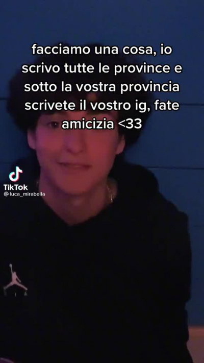 Per chi volesse cercatelo su tik tok