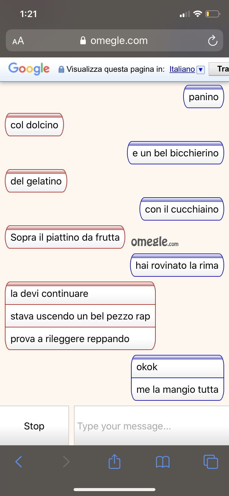 solo a me non funziona più omegle?