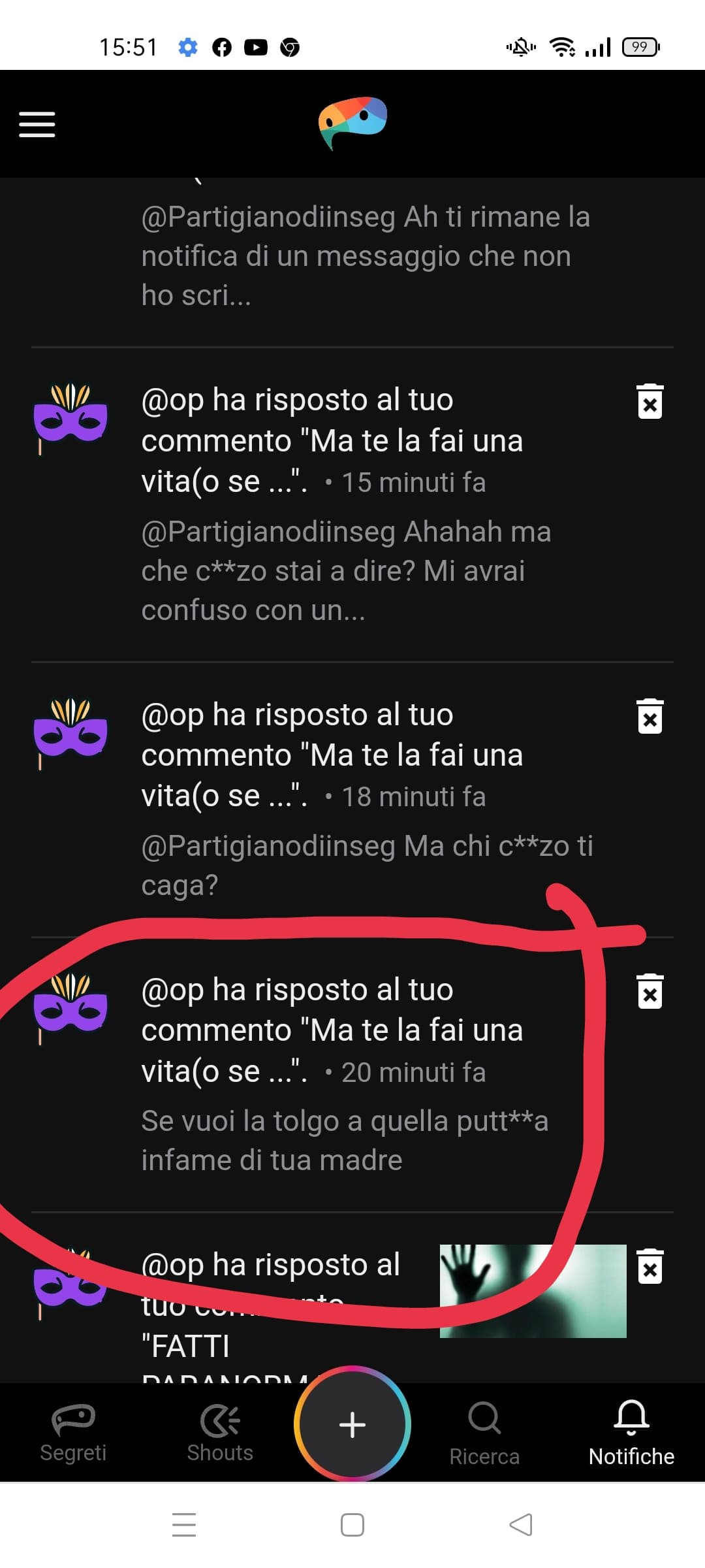 Per chi si è perso la polemica tra quelli poi vi spiego per il diretto interessato ecco il tuo commento genio 