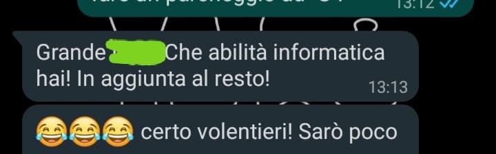 Il messaggio:
Il mio cervello: lei mente, in realtà ti odia