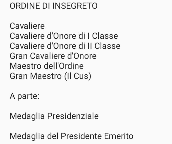 HO MIGLIORATO L'ORDINE DI INSEGRETO 