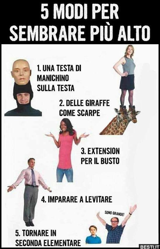 Sono indecisa tra la 1 e la 4