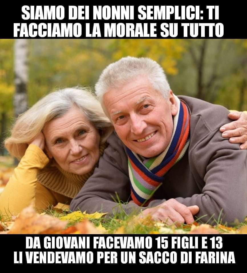 Fossero solo i figli scambiati per la farina... 