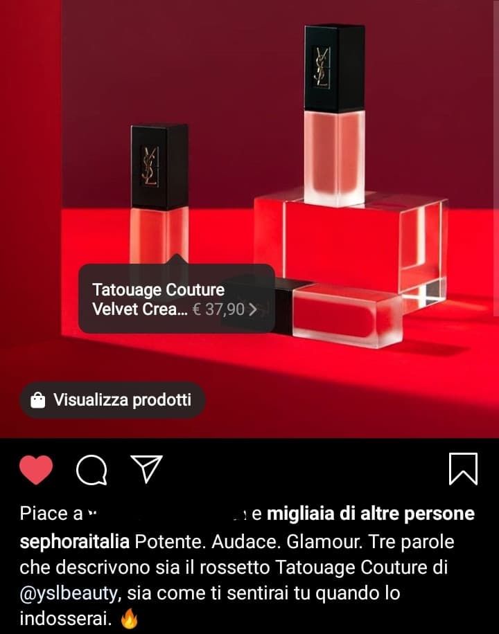 Ok che è potente, audace e glamour, ma 40 euro per una mezza scatoletta di rossetto anche no eh 