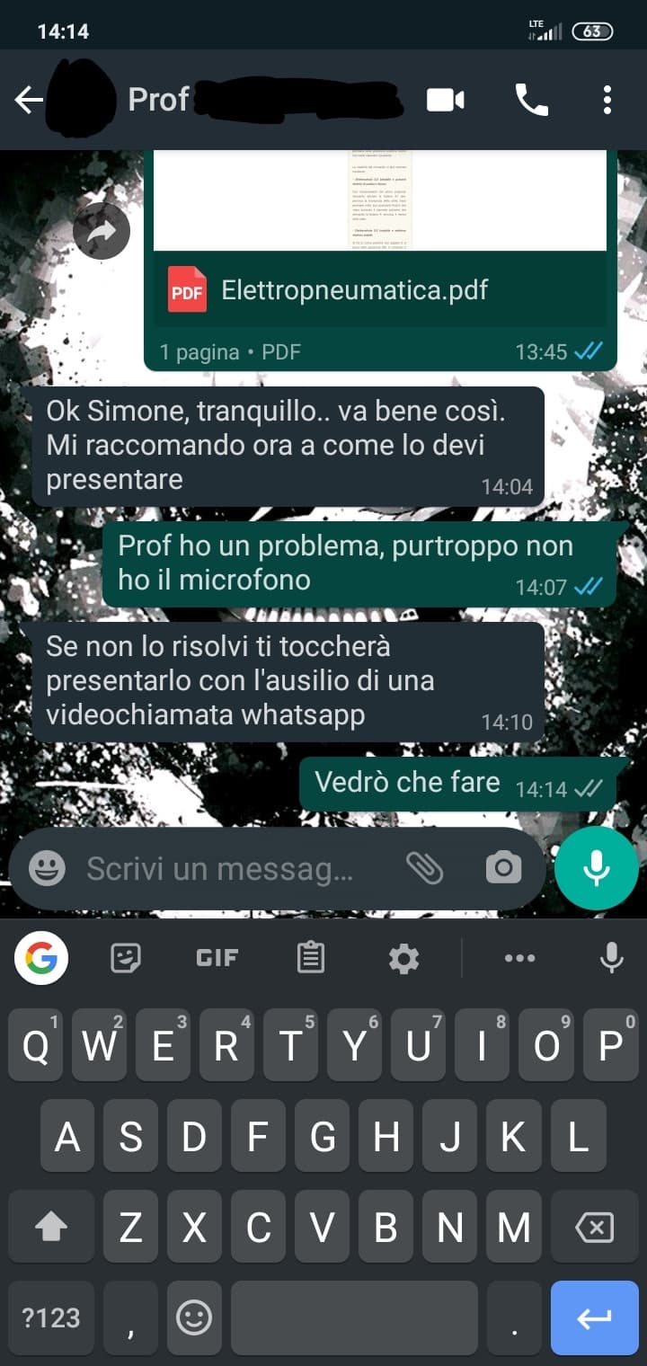 
Aiutooo, sono super timido e ho paura di fare la videochiamata soprattutto presentando il mio lavoro.. Non so cosa fare..