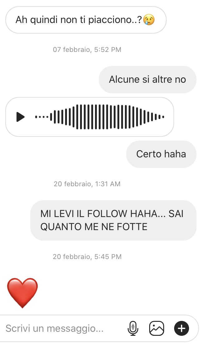 Raga mi manca tanto il mio ex, queste sono le ultime cose che ci siamo detti 