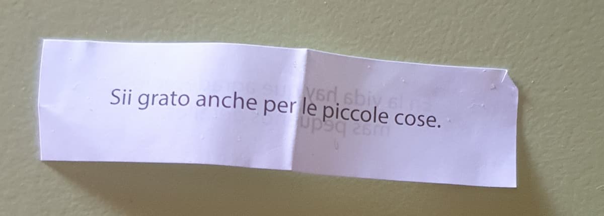 Quindi non solo ce l'ho piccolo ma devo pure essere contento ?