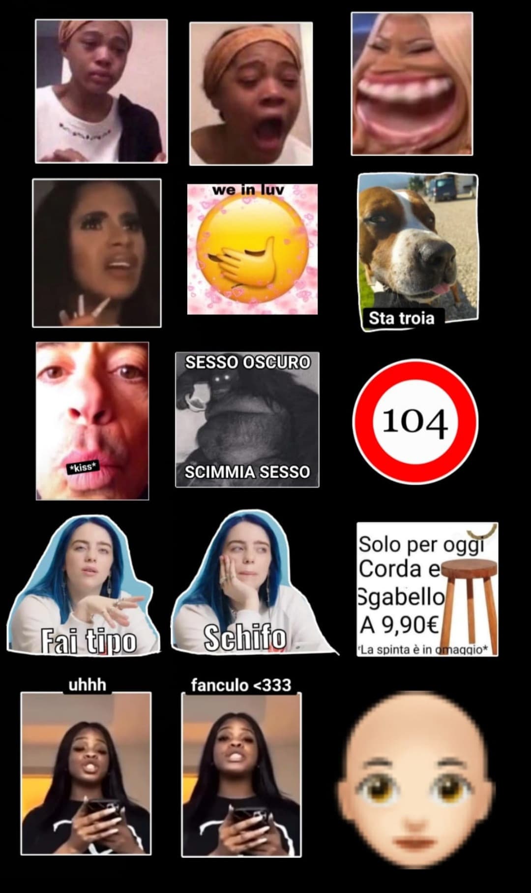 Niente volevo spammare un pò di sticker <333