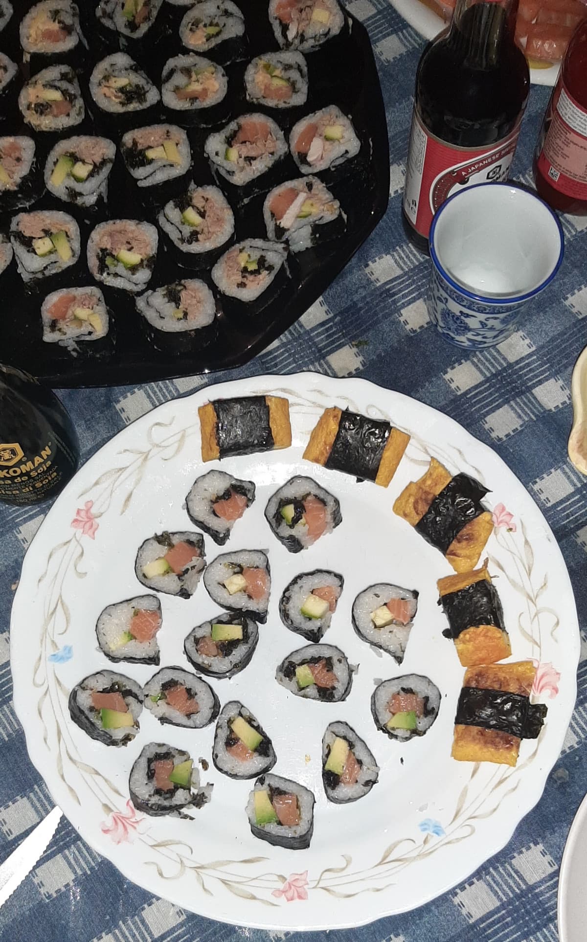 Non mi è venuto niente male per essere la prima volta che faccio il Sushi ?? .