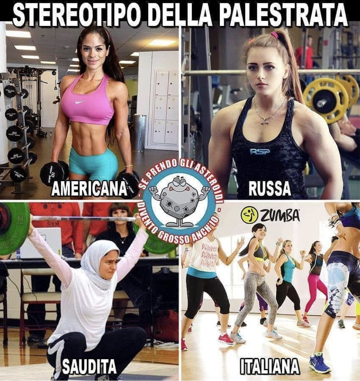 e menomale non rappresento lo stereotipo AHAHAHA