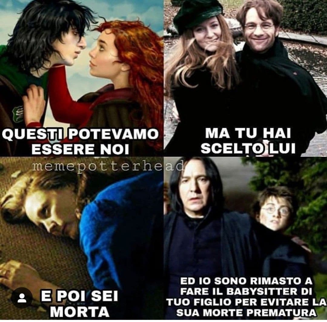 Severus Pitón Babysitter di Harry Potter 