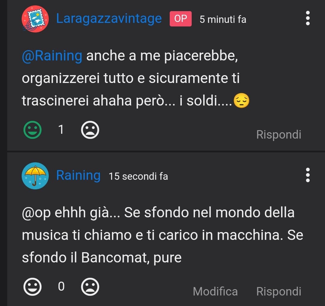 Aiutatemi a sfondare, lo faccio per lei. Qualunque cosa sfondiate va bene