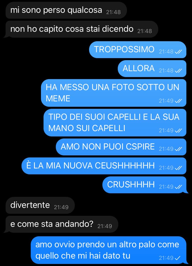 io comunque sono troppo positiva devo dire