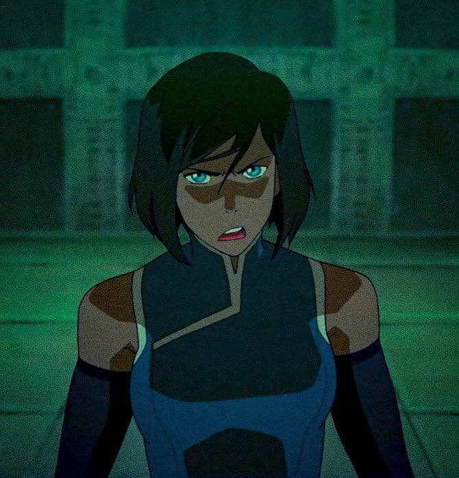 Korra con i capelli corti è tipo stupenda! 