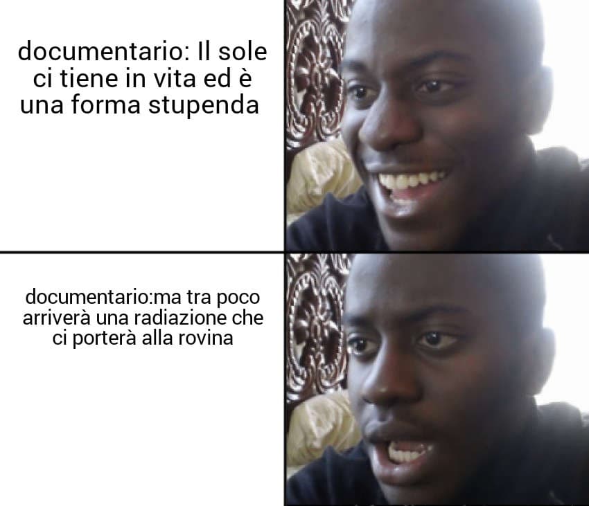 Io appassionata da documentari sullo spazio ma poi scopro... 