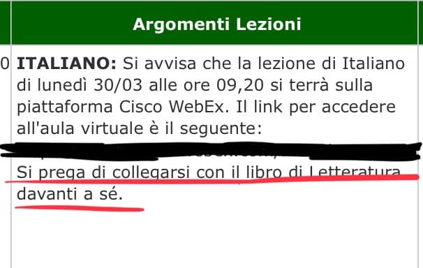 No shit Sherlock. Meno male che l’ha specificato