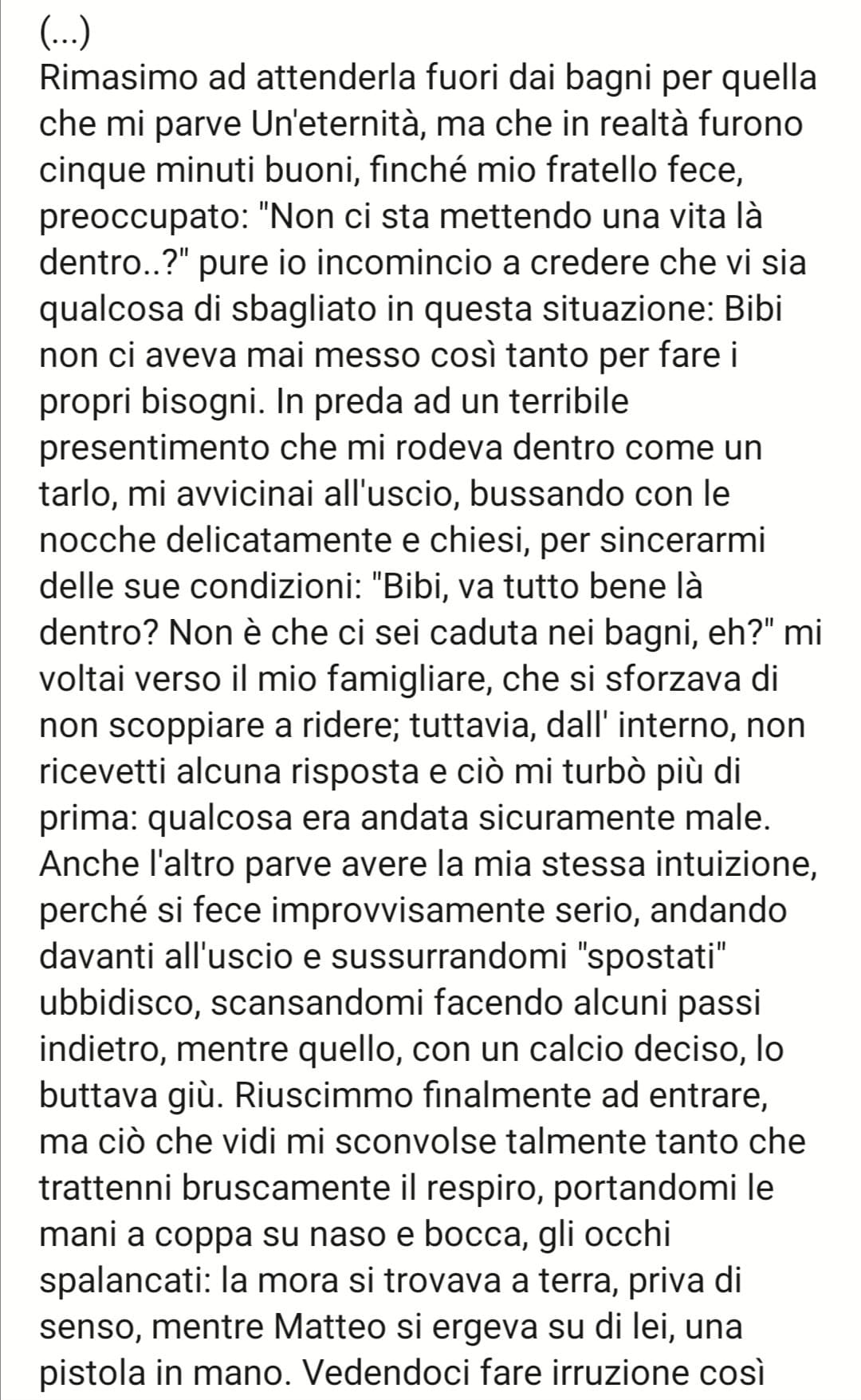 Ritrovamenti strani sul telefono, datati uno o due anni fa.. 