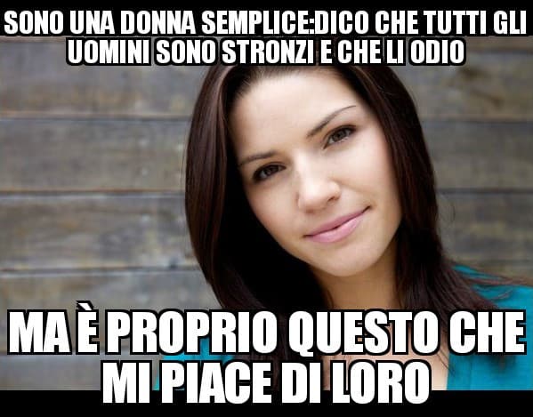 Le donne sono cosí confuse da colpirsi da sole