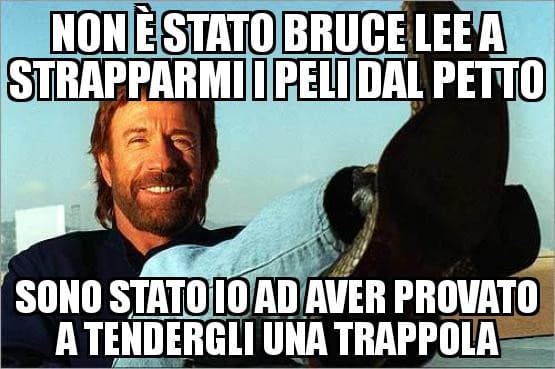 Il mitico Chuck Norris non