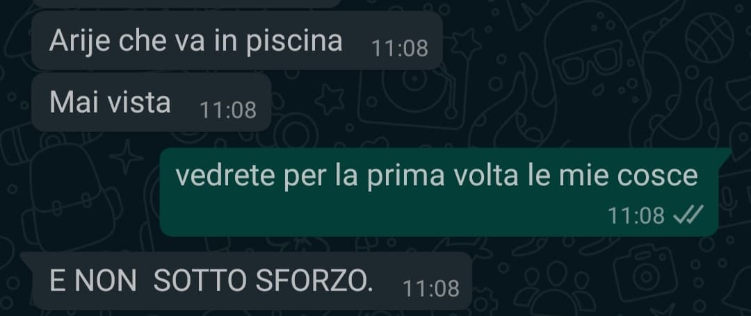 davvero che schif che imbarazzo 