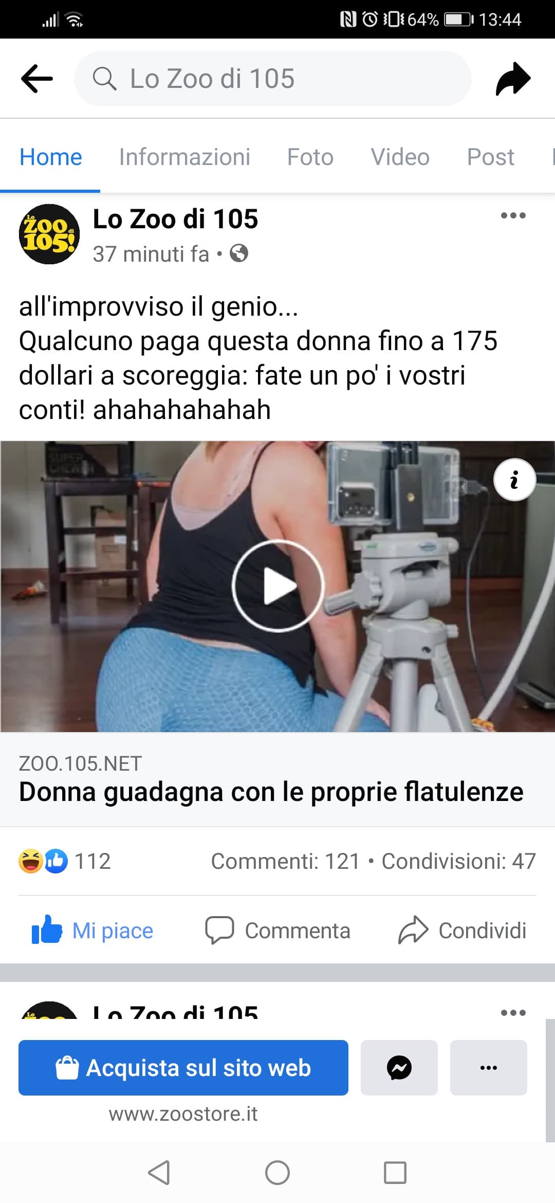 Non mi hanno mai creduto qui. 