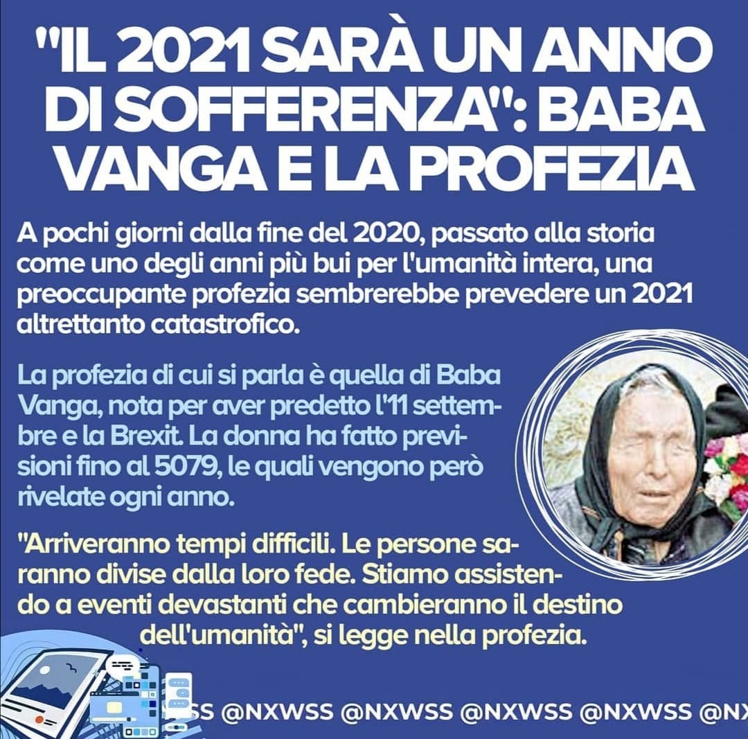 Nel 2019 c'era una profezia in cui il papà moriva e il suo successore era in realtà un anticristo, stile American horror story 