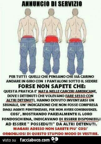 Forse la smetterete ?