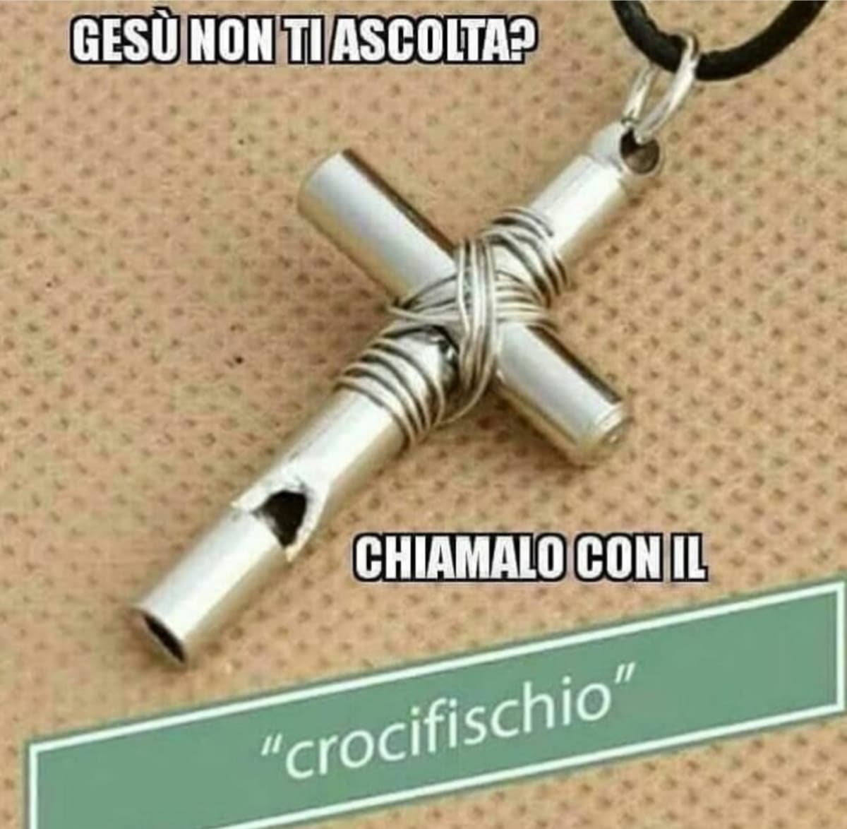 Crocifischio! risolve tutti i tuoi problemi! ;D