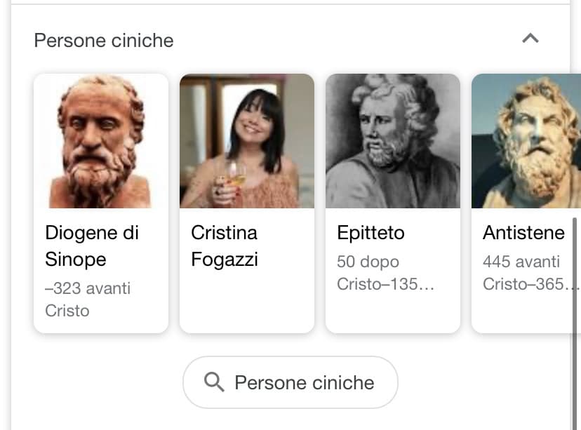 Io: cerco cinismo su internet
Sempre io: scopro che il cinismo è una corrente filosofica
Sempre io: vedo la tipa
Sempre e solo io: HAHAHAHAAHHAHAHAHAH POVERA TIPA