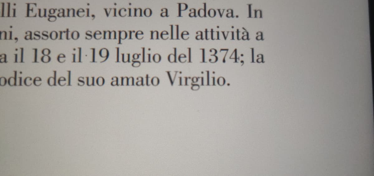 Ma...mi sono persa qualcosa?? Petrarca e Virgilio erano amanti??