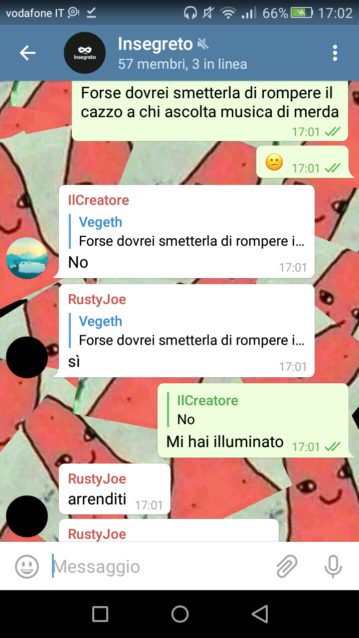 Grazie creatore, mi hai illuminato