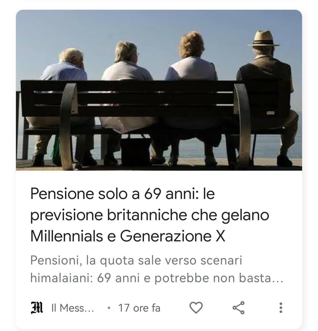 Quando sanno che il 69 piace e ne approfittano per metterlo come età per andare in pensione