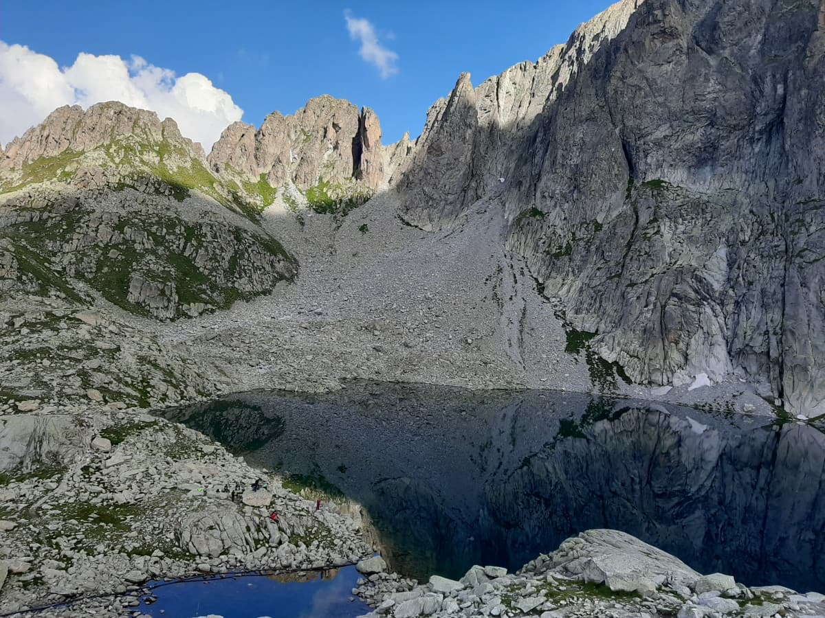 La fatica in montagna viene sempre ricompensata dalla bellezza