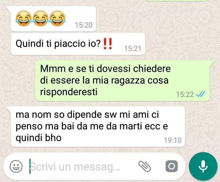 ⚠️cringe alert⚠️ ho trovato uno screen di me che ci provavo con la mia futura prima fidanzatina in seconda media HAJWVSJ